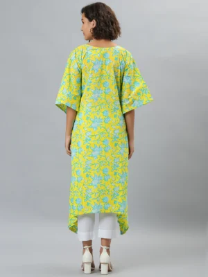 Women’s Yellow Cotton Kurta