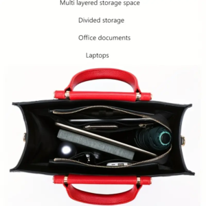 Classic Letter Embossed Tote Bag