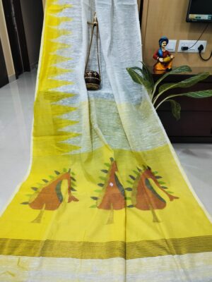 Yellow & White Mill Matka