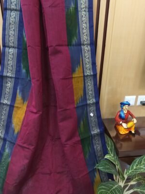 Cotton Silk Maheshwari with Kotki Border